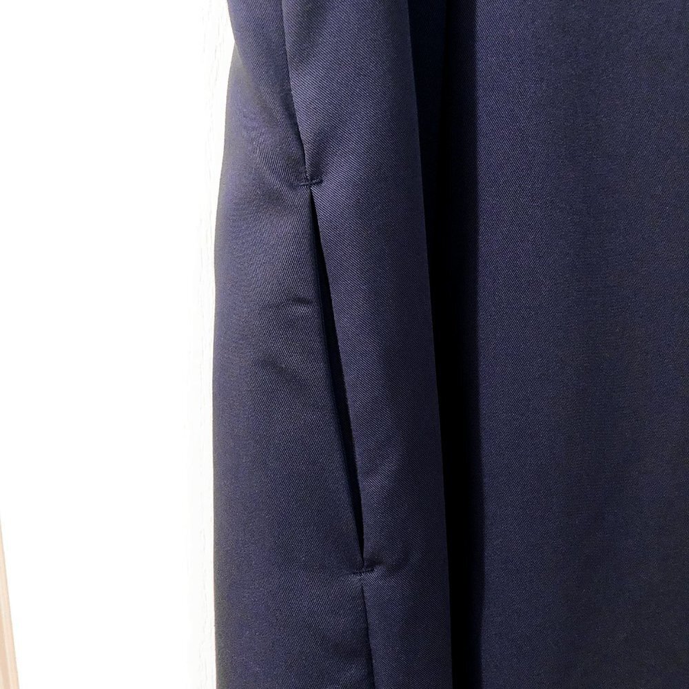 NWOT Simply Noelle Navy Sleeveless High Low Hem Dress with Lace-up Size XS - Picture 5 of 8
